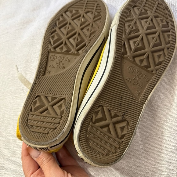 Converse Yellow High-Top Sneakers vintage lemon yellow hi tops - Picture 10 of 11